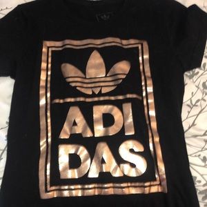 Black and gold adidas shirt!